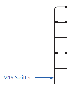 GE Current - Câble répartiteur Arize Life2, 4 pieds, 6A, 1 mâle vers 5 femelles, avec fil de gradation